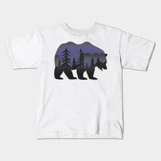 Bear and fores Kids T-Shirt